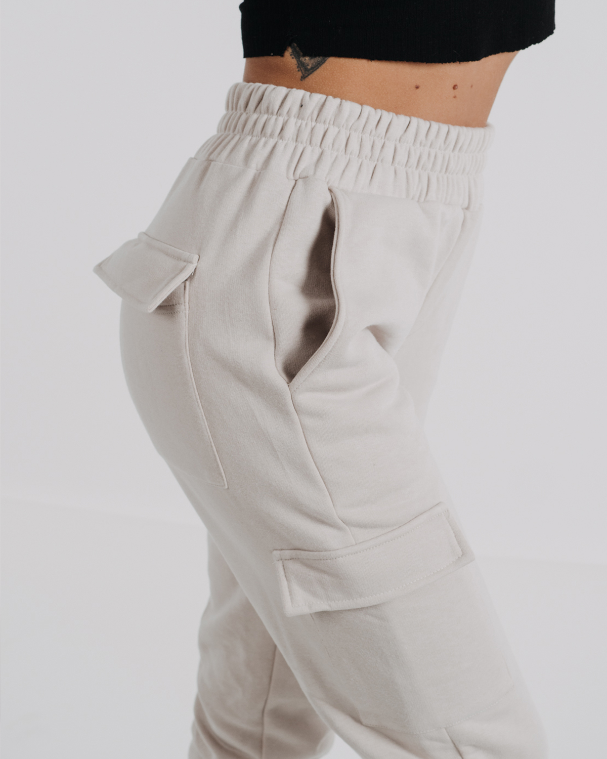 Tepláky SIGNATURE - Cream